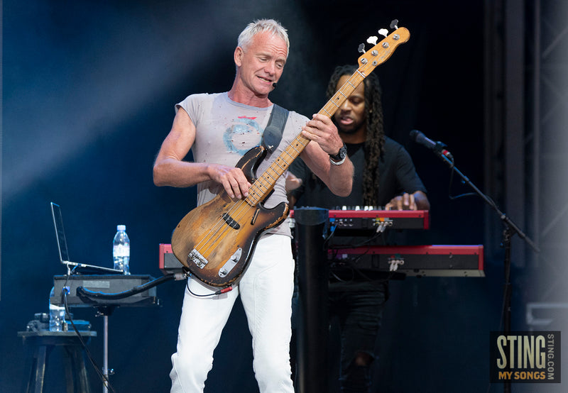 Sting MY SONGS at Scarborough Open Air Theatre, 25 June 2023. All images copyright D&W. Thanks to Cuffe and Taylor and Rhodes Media.