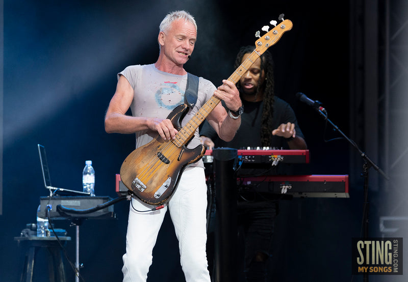 Sting MY SONGS at Scarborough Open Air Theatre, 25 June 2023. All images copyright D&W. Thanks to Cuffe and Taylor and Rhodes Media.
