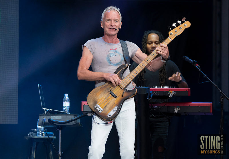 Sting MY SONGS at Scarborough Open Air Theatre, 25 June 2023. All images copyright D&W. Thanks to Cuffe and Taylor and Rhodes Media.