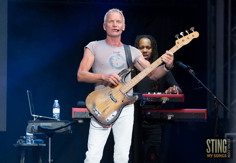 Sting MY SONGS at Scarborough Open Air Theatre, 25 June 2023. All images copyright D&W. Thanks to Cuffe and Taylor and Rhodes Media.
