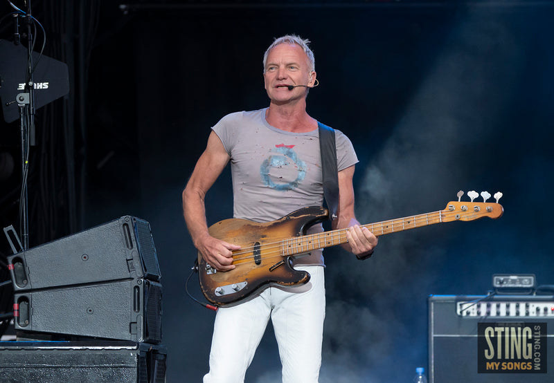Sting MY SONGS at Scarborough Open Air Theatre, 25 June 2023. All images copyright D&W. Thanks to Cuffe and Taylor and Rhodes Media.