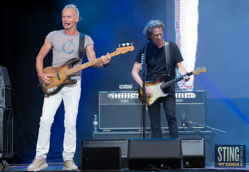 Sting MY SONGS at Scarborough Open Air Theatre, 25 June 2023. All images copyright D&W. Thanks to Cuffe and Taylor and Rhodes Media.