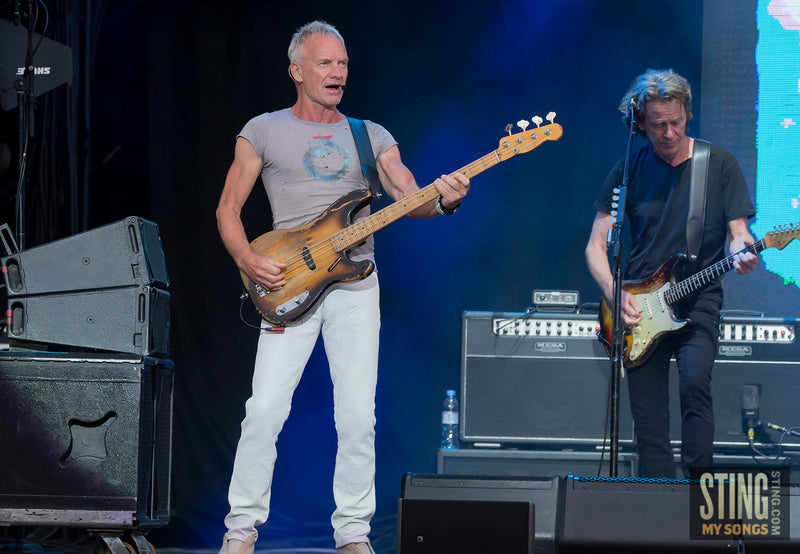 Sting MY SONGS at Scarborough Open Air Theatre, 25 June 2023. All images copyright D&W. Thanks to Cuffe and Taylor and Rhodes Media.