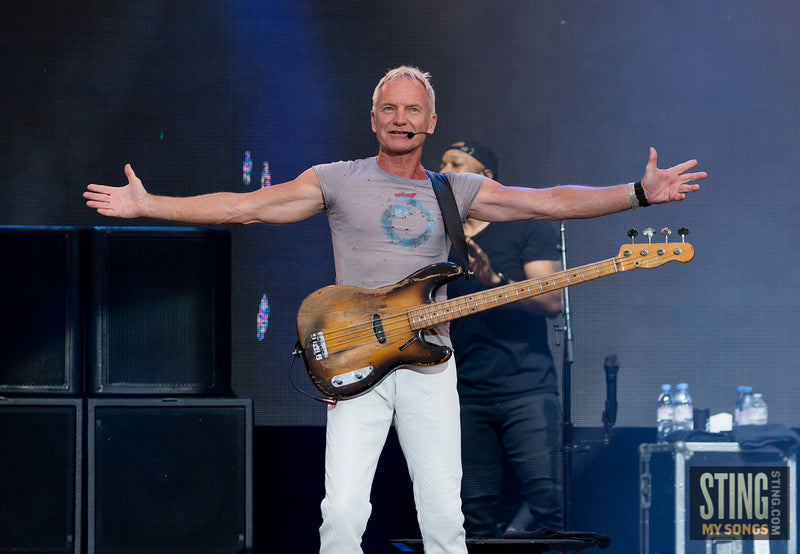 Sting MY SONGS at Scarborough Open Air Theatre, 25 June 2023. All images copyright D&W. Thanks to Cuffe and Taylor and Rhodes Media.