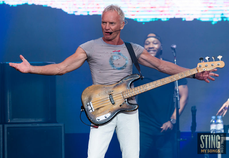 Sting MY SONGS at Scarborough Open Air Theatre, 25 June 2023. All images copyright D&W. Thanks to Cuffe and Taylor and Rhodes Media.