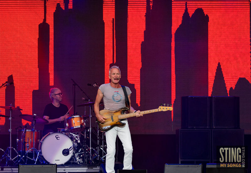 Sting MY SONGS at Scarborough Open Air Theatre, 25 June 2023. All images copyright D&W. Thanks to Cuffe and Taylor and Rhodes Media.