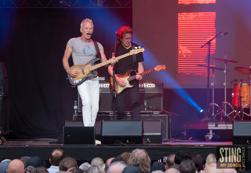 Sting MY SONGS at Scarborough Open Air Theatre, 25 June 2023. All images copyright D&W. Thanks to Cuffe and Taylor and Rhodes Media.