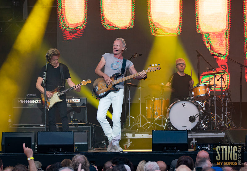 Sting MY SONGS at Scarborough Open Air Theatre, 25 June 2023. All images copyright D&W. Thanks to Cuffe and Taylor and Rhodes Media.