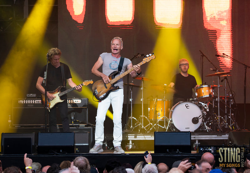 Sting MY SONGS at Scarborough Open Air Theatre, 25 June 2023. All images copyright D&W. Thanks to Cuffe and Taylor and Rhodes Media.
