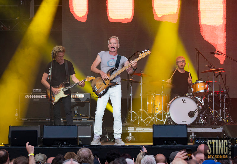 Sting MY SONGS at Scarborough Open Air Theatre, 25 June 2023. All images copyright D&W. Thanks to Cuffe and Taylor and Rhodes Media.