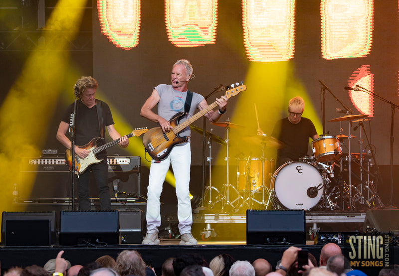Sting MY SONGS at Scarborough Open Air Theatre, 25 June 2023. All images copyright D&W. Thanks to Cuffe and Taylor and Rhodes Media.