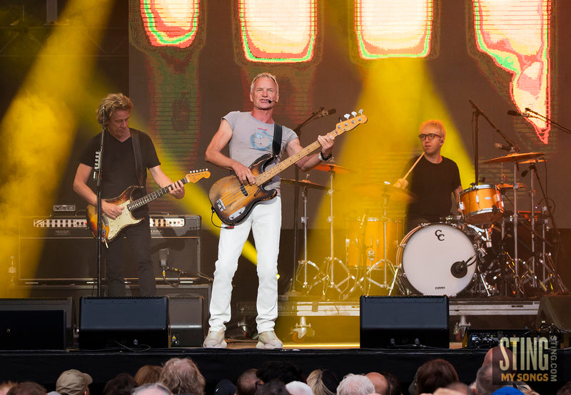Sting MY SONGS at Scarborough Open Air Theatre, 25 June 2023. All images copyright D&W. Thanks to Cuffe and Taylor and Rhodes Media.