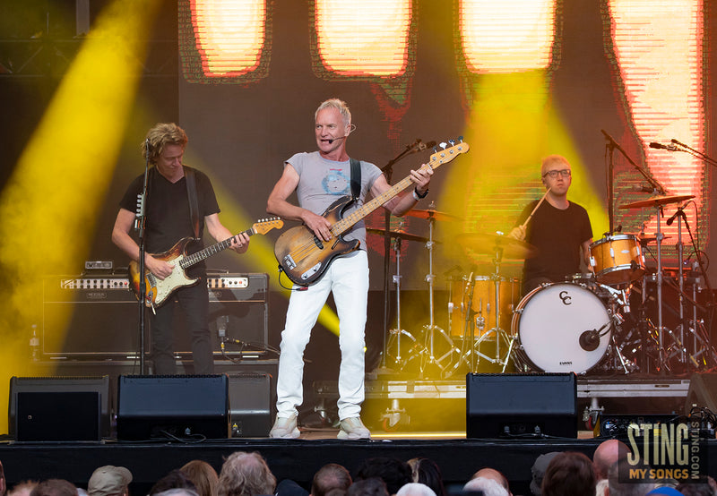 Sting MY SONGS at Scarborough Open Air Theatre, 25 June 2023. All images copyright D&W. Thanks to Cuffe and Taylor and Rhodes Media.
