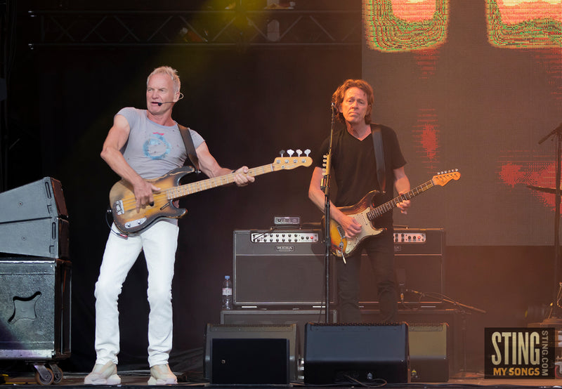 Sting MY SONGS at Scarborough Open Air Theatre, 25 June 2023. All images copyright D&W. Thanks to Cuffe and Taylor and Rhodes Media.