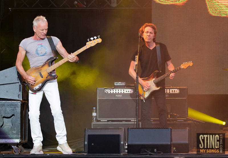 Sting MY SONGS at Scarborough Open Air Theatre, 25 June 2023. All images copyright D&W. Thanks to Cuffe and Taylor and Rhodes Media.