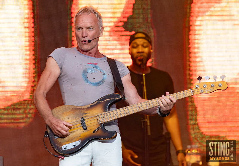 Sting MY SONGS at Scarborough Open Air Theatre, 25 June 2023. All images copyright D&W. Thanks to Cuffe and Taylor and Rhodes Media.