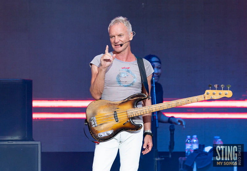 Sting MY SONGS at Scarborough Open Air Theatre, 25 June 2023. All images copyright D&W. Thanks to Cuffe and Taylor and Rhodes Media.