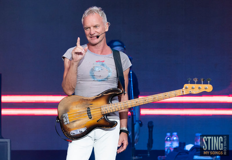 Sting MY SONGS at Scarborough Open Air Theatre, 25 June 2023. All images copyright D&W. Thanks to Cuffe and Taylor and Rhodes Media.