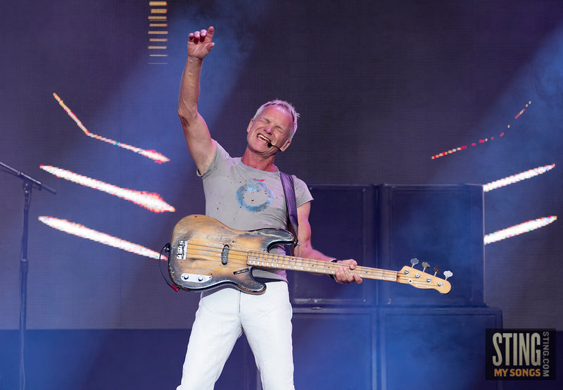 Sting MY SONGS at Scarborough Open Air Theatre, 25 June 2023. All images copyright D&W. Thanks to Cuffe and Taylor and Rhodes Media.