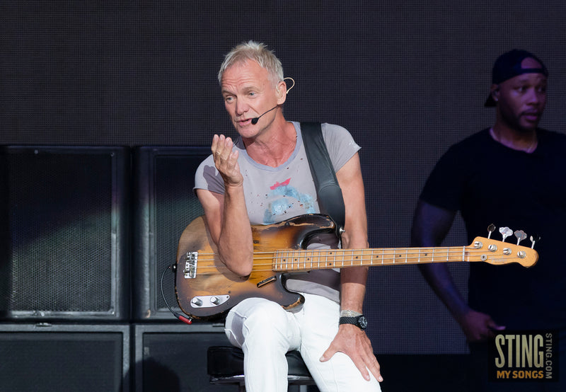 Sting MY SONGS at Scarborough Open Air Theatre, 25 June 2023. All images copyright D&W. Thanks to Cuffe and Taylor and Rhodes Media.