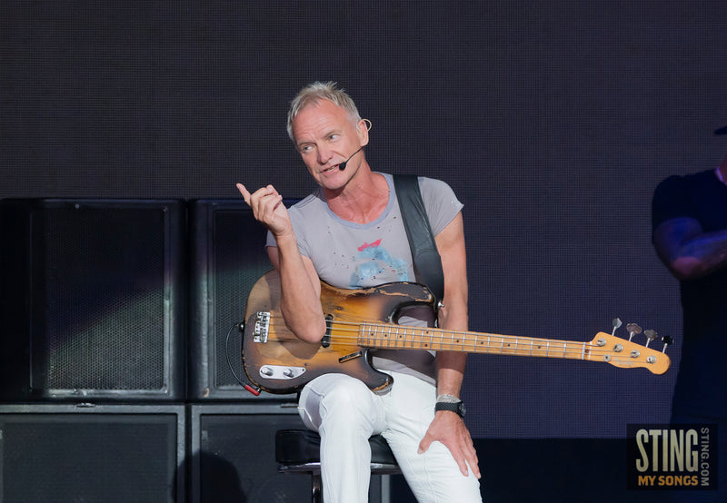 Sting MY SONGS at Scarborough Open Air Theatre, 25 June 2023. All images copyright D&W. Thanks to Cuffe and Taylor and Rhodes Media.