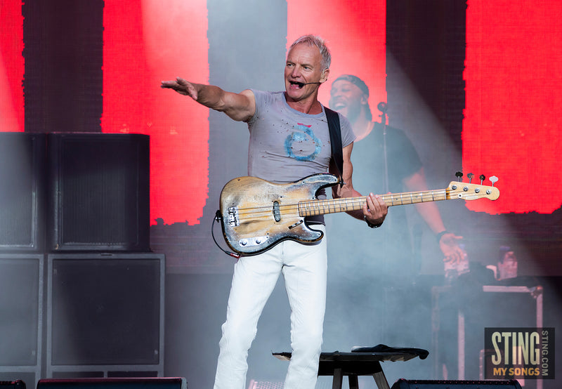 Sting MY SONGS at Scarborough Open Air Theatre, 25 June 2023. All images copyright D&W. Thanks to Cuffe and Taylor and Rhodes Media.