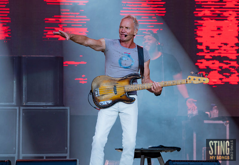 Sting MY SONGS at Scarborough Open Air Theatre, 25 June 2023. All images copyright D&W. Thanks to Cuffe and Taylor and Rhodes Media.