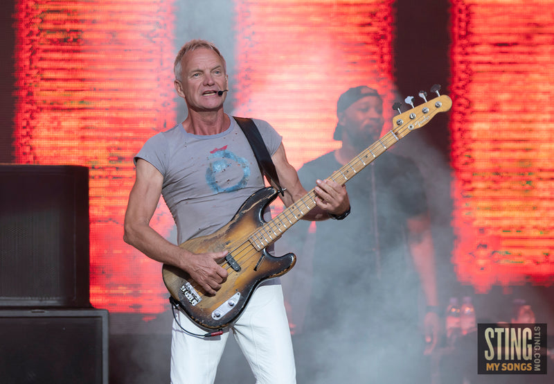Sting MY SONGS at Scarborough Open Air Theatre, 25 June 2023. All images copyright D&W. Thanks to Cuffe and Taylor and Rhodes Media.