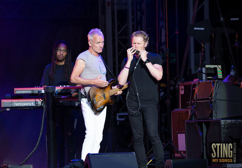 Sting MY SONGS at Scarborough Open Air Theatre, 25 June 2023. All images copyright D&W. Thanks to Cuffe and Taylor and Rhodes Media.