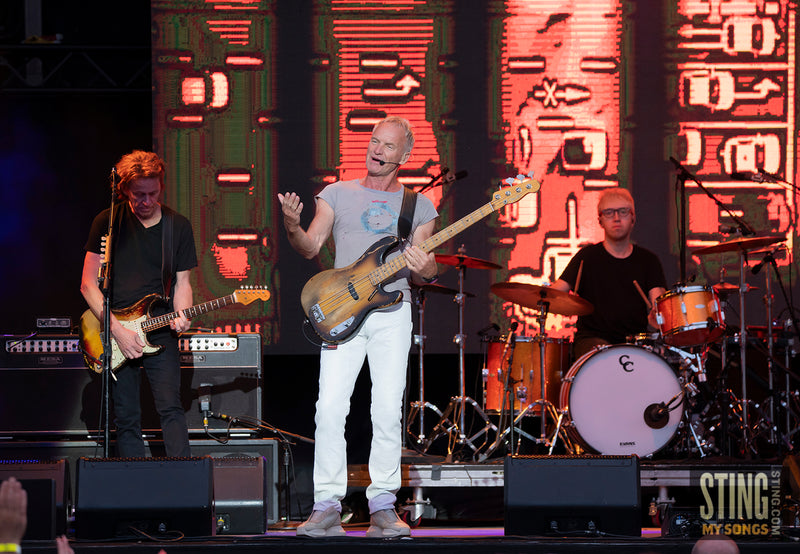 Sting MY SONGS at Scarborough Open Air Theatre, 25 June 2023. All images copyright D&W. Thanks to Cuffe and Taylor and Rhodes Media.
