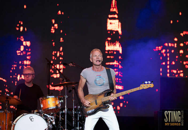 Sting MY SONGS at Scarborough Open Air Theatre, 25 June 2023. All images copyright D&W. Thanks to Cuffe and Taylor and Rhodes Media.