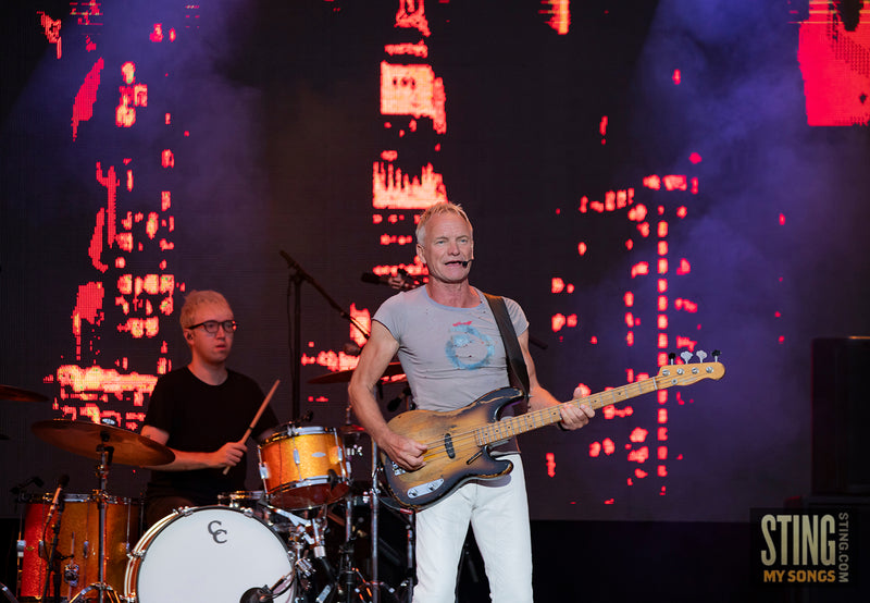 Sting MY SONGS at Scarborough Open Air Theatre, 25 June 2023. All images copyright D&W. Thanks to Cuffe and Taylor and Rhodes Media.