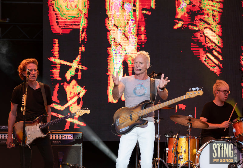 Sting MY SONGS at Scarborough Open Air Theatre, 25 June 2023. All images copyright D&W. Thanks to Cuffe and Taylor and Rhodes Media.