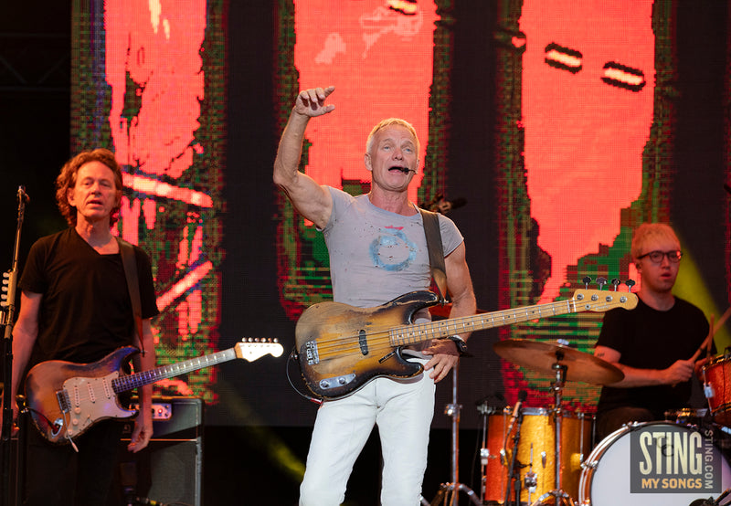 Sting MY SONGS at Scarborough Open Air Theatre, 25 June 2023. All images copyright D&W. Thanks to Cuffe and Taylor and Rhodes Media.