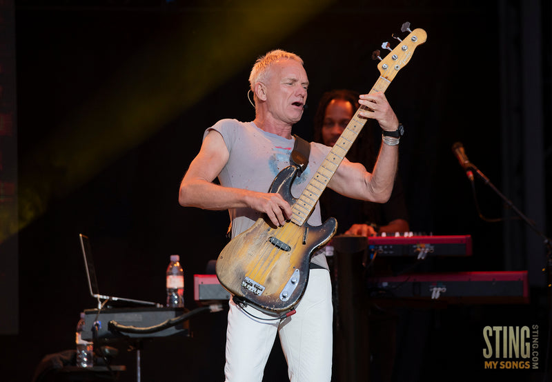 Sting MY SONGS at Scarborough Open Air Theatre, 25 June 2023. All images copyright D&W. Thanks to Cuffe and Taylor and Rhodes Media.