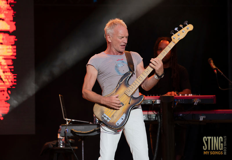 Sting MY SONGS at Scarborough Open Air Theatre, 25 June 2023. All images copyright D&W. Thanks to Cuffe and Taylor and Rhodes Media.