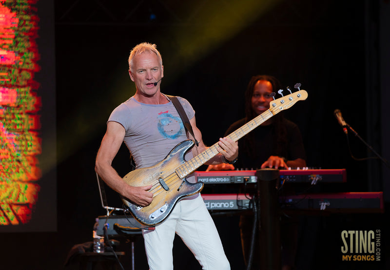 Sting MY SONGS at Scarborough Open Air Theatre, 25 June 2023. All images copyright D&W. Thanks to Cuffe and Taylor and Rhodes Media.