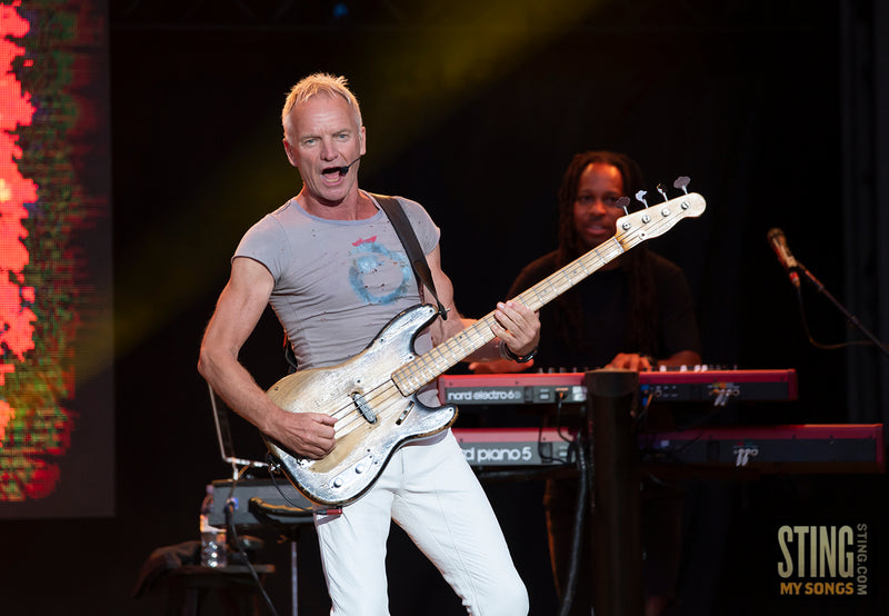 Sting MY SONGS at Scarborough Open Air Theatre, 25 June 2023. All images copyright D&W. Thanks to Cuffe and Taylor and Rhodes Media.