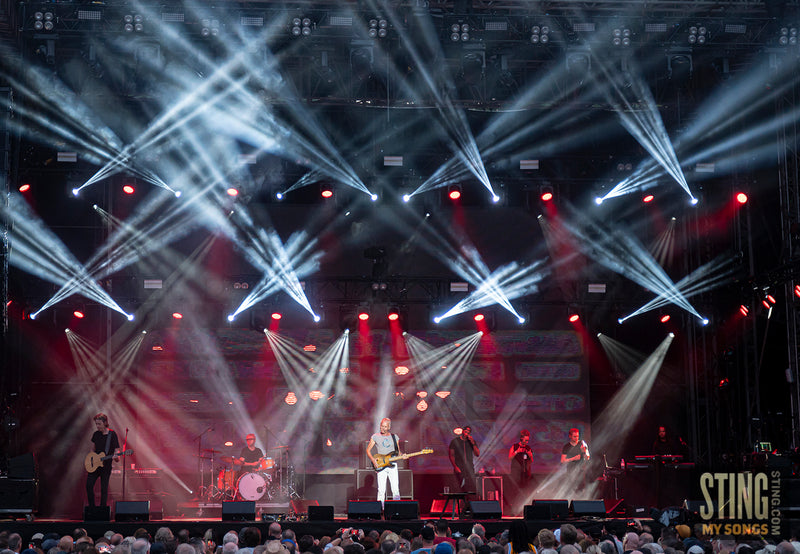 Sting MY SONGS at Scarborough Open Air Theatre, 25 June 2023. All images copyright D&W. Thanks to Cuffe and Taylor and Rhodes Media.
