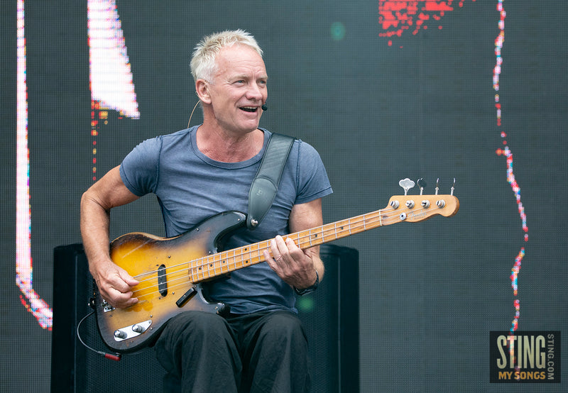 Sting MY SONGS Soundcheck at Scarborough Open Air Theatre, 25 June 2023. All images copyright D&W. Thanks to Cuffe & Taylor / Rhodes Media.