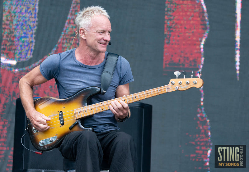 Sting MY SONGS Soundcheck at Scarborough Open Air Theatre, 25 June 2023. All images copyright D&W. Thanks to Cuffe & Taylor / Rhodes Media.