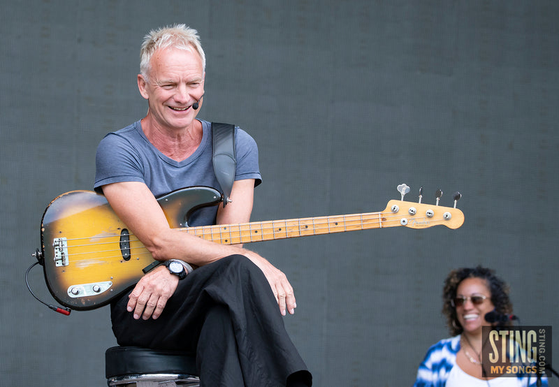 Sting MY SONGS Soundcheck at Scarborough Open Air Theatre, 25 June 2023. All images copyright D&W. Thanks to Cuffe & Taylor / Rhodes Media.