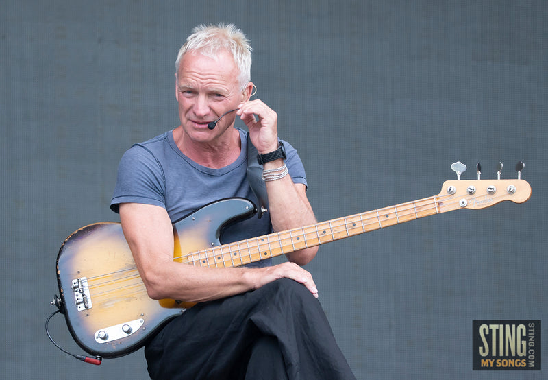 Sting MY SONGS Soundcheck at Scarborough Open Air Theatre, 25 June 2023. All images copyright D&W. Thanks to Cuffe & Taylor / Rhodes Media.