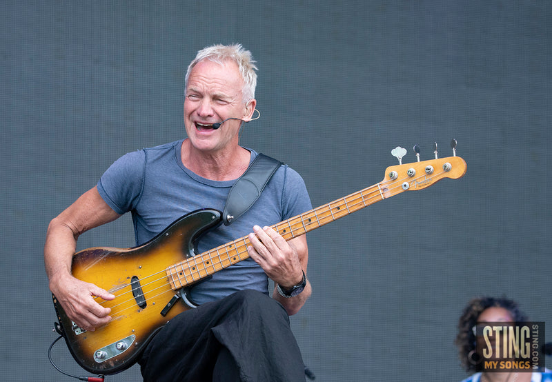 Sting MY SONGS Soundcheck at Scarborough Open Air Theatre, 25 June 2023. All images copyright D&W. Thanks to Cuffe & Taylor / Rhodes Media.