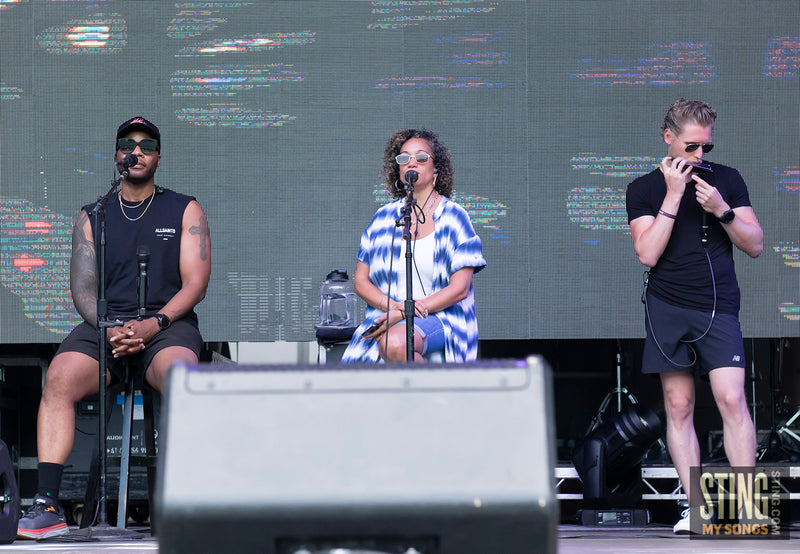 Sting MY SONGS Soundcheck at Scarborough Open Air Theatre, 25 June 2023. All images copyright D&W. Thanks to Cuffe & Taylor / Rhodes Media.