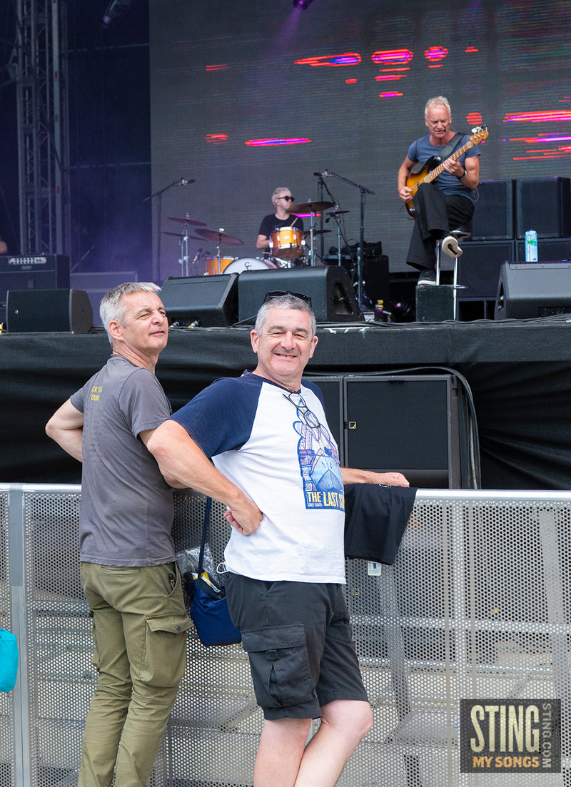 Sting MY SONGS Soundcheck at Scarborough Open Air Theatre, 25 June 2023. All images copyright D&W. Thanks to Cuffe & Taylor / Rhodes Media.
