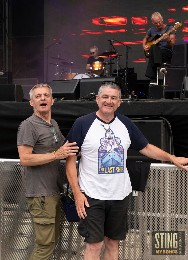 Sting MY SONGS Soundcheck at Scarborough Open Air Theatre, 25 June 2023. All images copyright D&W. Thanks to Cuffe & Taylor / Rhodes Media.