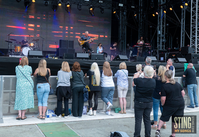 Sting MY SONGS Soundcheck at Scarborough Open Air Theatre, 25 June 2023. All images copyright D&W. Thanks to Cuffe & Taylor / Rhodes Media.
