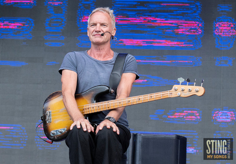 Sting MY SONGS Soundcheck at Scarborough Open Air Theatre, 25 June 2023. All images copyright D&W. Thanks to Cuffe & Taylor / Rhodes Media.