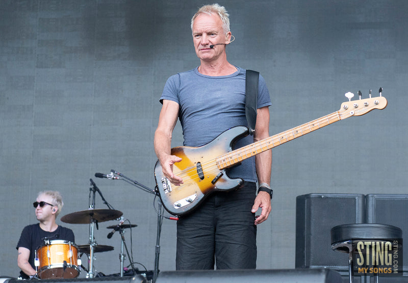 Sting MY SONGS Soundcheck at Scarborough Open Air Theatre, 25 June 2023. All images copyright D&W. Thanks to Cuffe & Taylor / Rhodes Media.